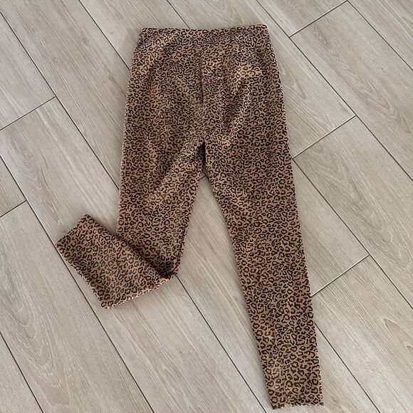 WHBM White House Black Market Runway legging Size 14 Long Leopard print women’s - Picture 5 of 5